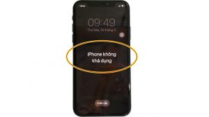 Nguyên nhân và cách khắc phục tình trạng iPhone không khả dụng
