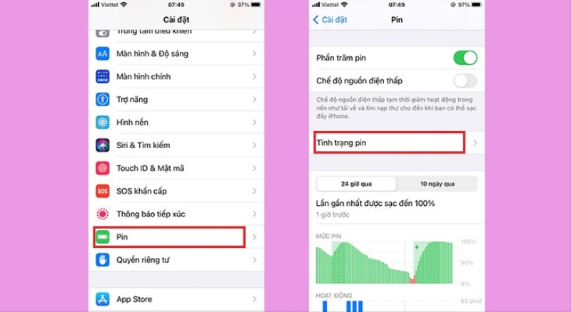 Mách bạn cách kiểm tra pin iPhone đã thay chưa