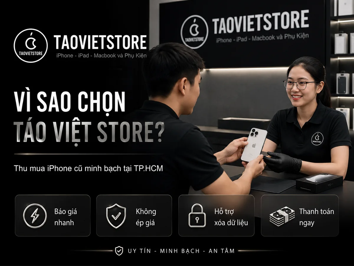 Lý do nên bán iPhone cũ tại Táo Việt Store