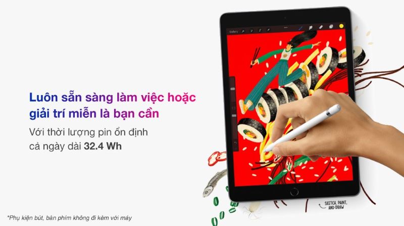 Top 5 iPad có bút cảm ứng hỗ trợ tốt cho công việc