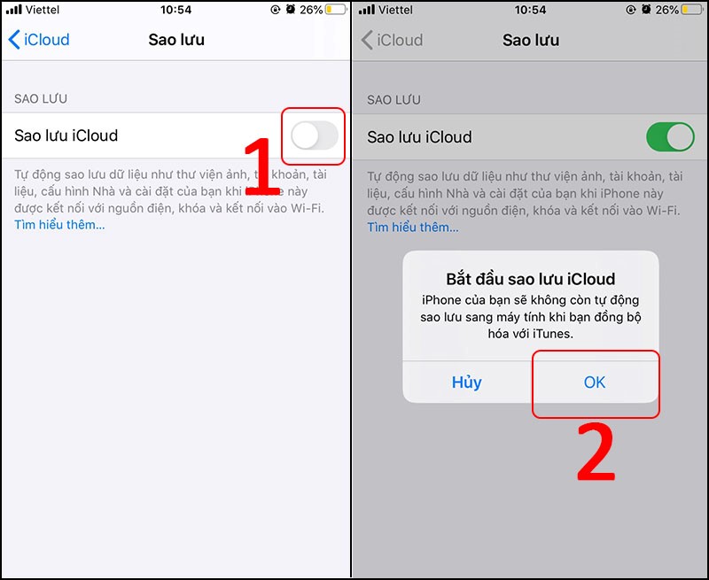 Sao lưu dữ liệu iPhone sang iCloud - Cách bảo vệ thông tin quan trọng