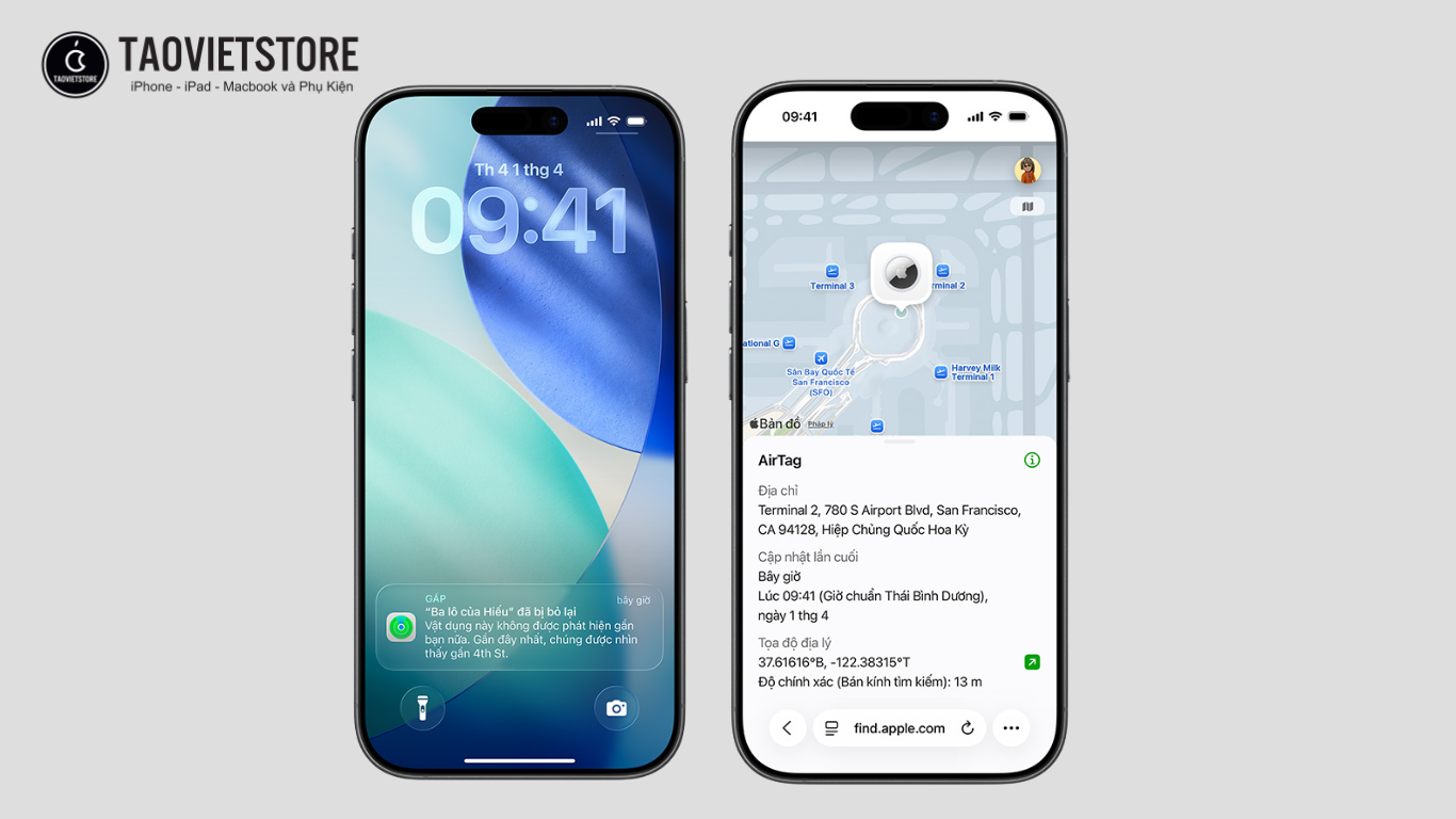 Apple AirTag mới ra mắt. Định vị chính xác, loa lớn hơn, bảo mật tuyệt đối