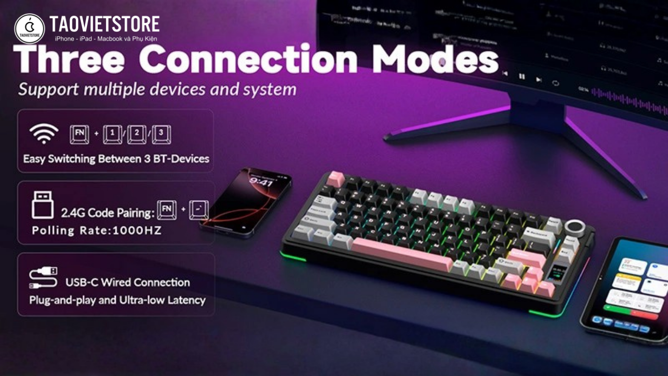 Đánh giá Aula S75 Pro. Bàn phím cơ hoàn hảo nhất phân khúc dưới 1.5 triệu đồng.