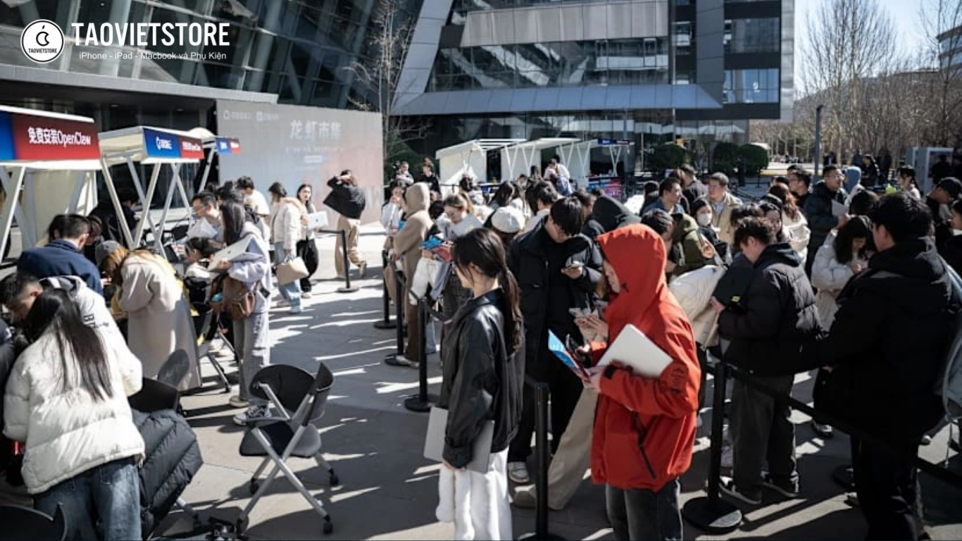 Cơn sốt siêu AI OpenClaw. MacBook cũ tại Trung Quốc cháy hàng, giá tăng phi mã