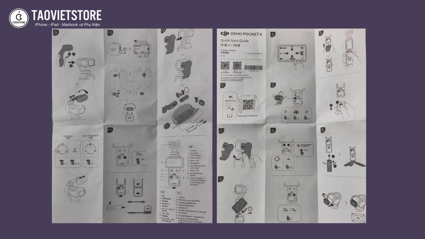 DJI Osmo Pocket 4 lộ diện. Bước nhảy vọt với camera kép và tính năng SuperPhoto