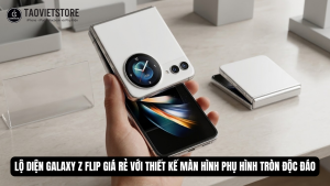 Lộ diện Galaxy Z Flip giá rẻ với thiết kế màn hình phụ hình tròn độc đáo
