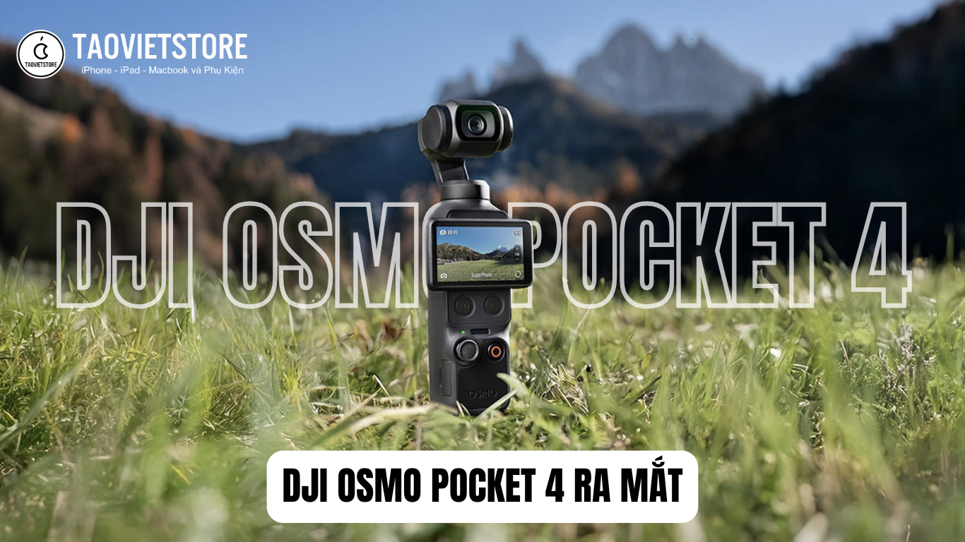 DJI Osmo Pocket 4 ra mat. Co thuc su la buoc nhay vot so voi the he cu 3