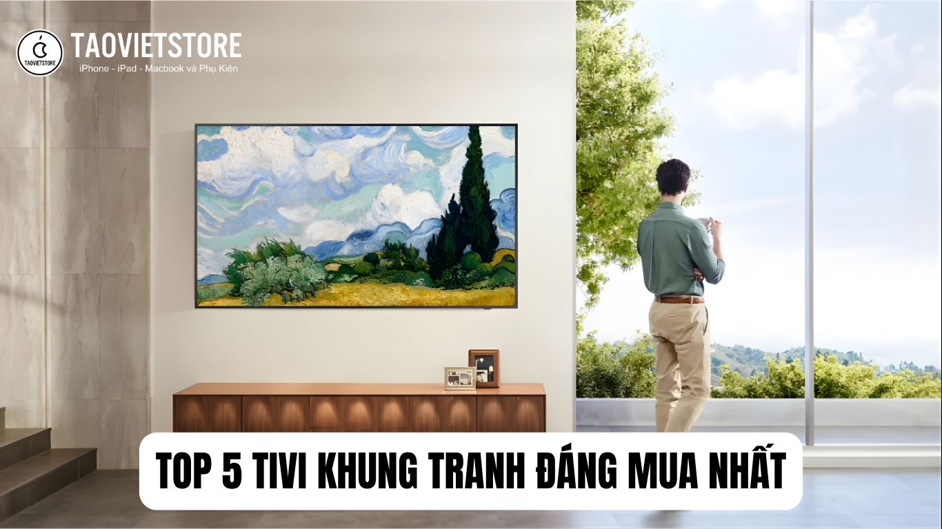 Top 5 tivi khung tranh dang mua nhat. Khi cong nghe hoa quyen cung nghe thuat 6