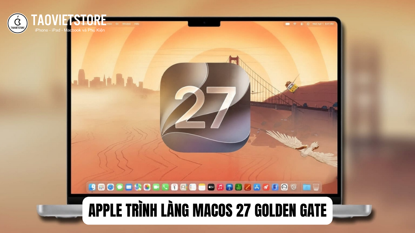 Apple trinh lang macOS 27 Golden Gate. He dieu hanh AI toi thuong voi Siri the he moi 5