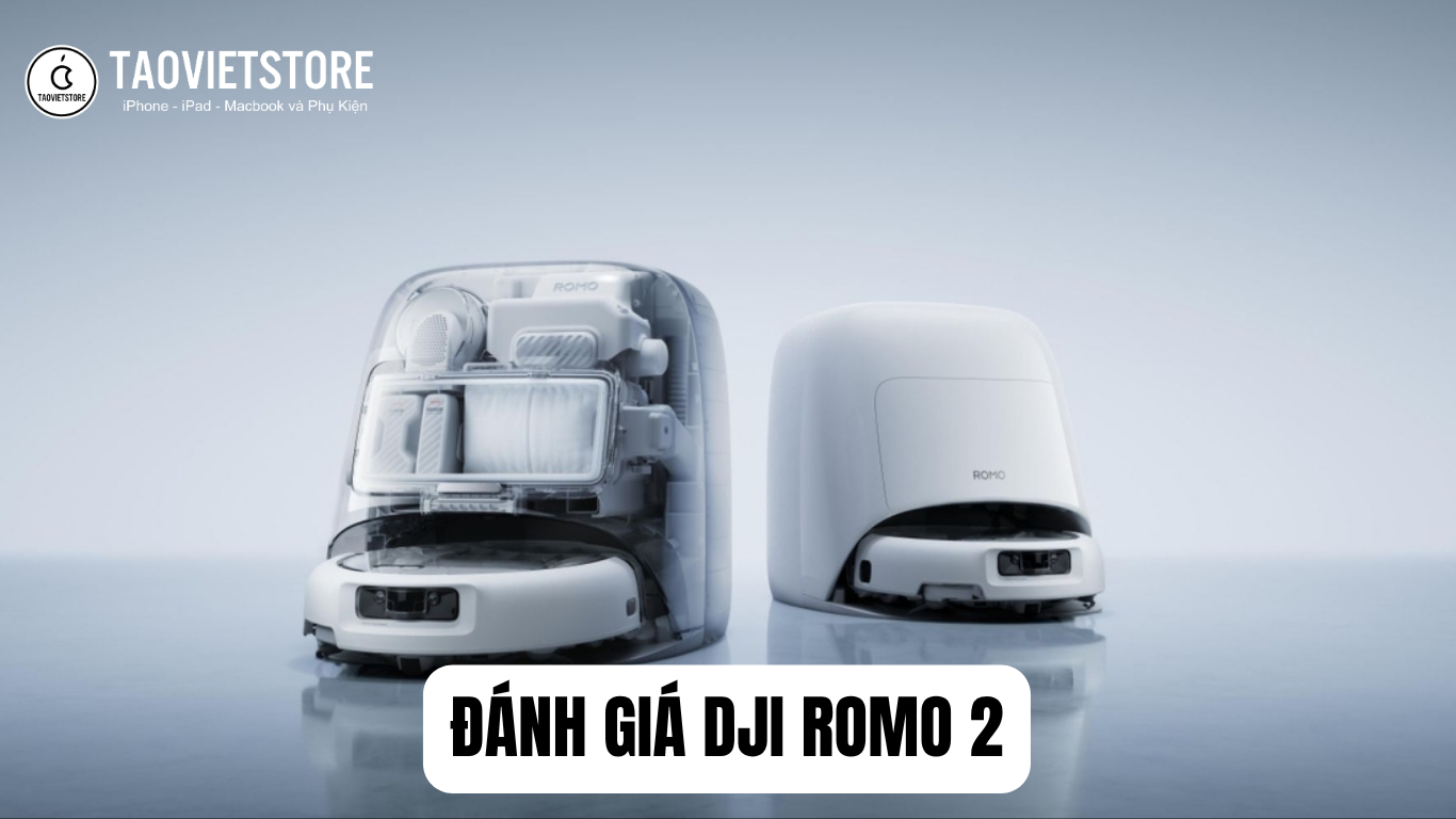 Đánh giá DJI ROMO 2. Robot hút bụi lực hút khủng 36.000Pa cùng cảm biến Flycam đỉnh cao