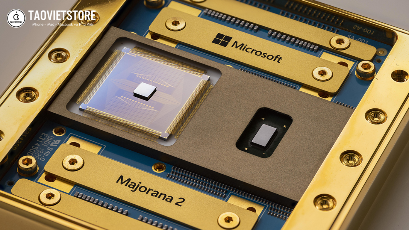 Microsoft chế tạo chip lượng tử Majorana 2 ổn định gấp 1000 lần