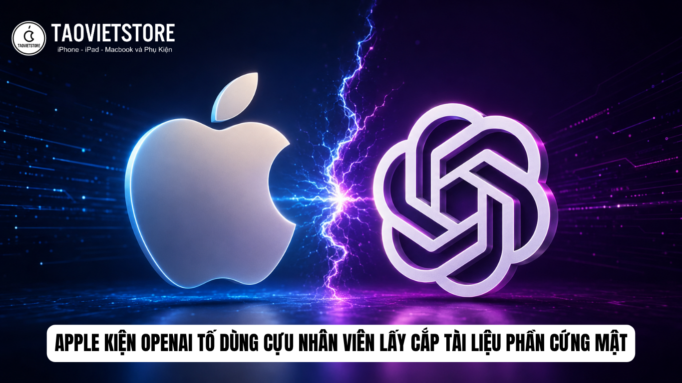 Apple kiện OpenAI tố dùng cựu nhân viên lấy cắp tài liệu phần cứng mật