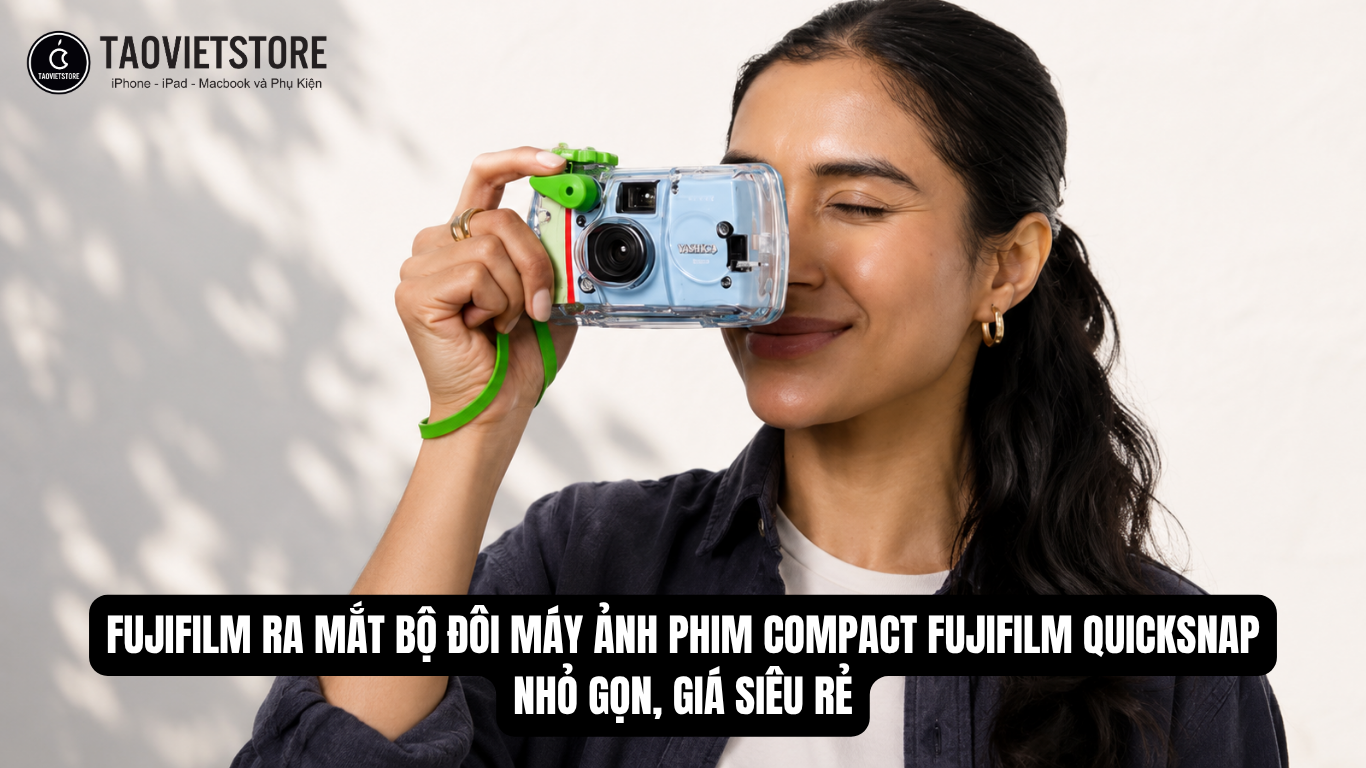 Fujifilm ra mat bo doi may anh phim Compact Fujifilm QuickSnap nho gon gia sieu re 4