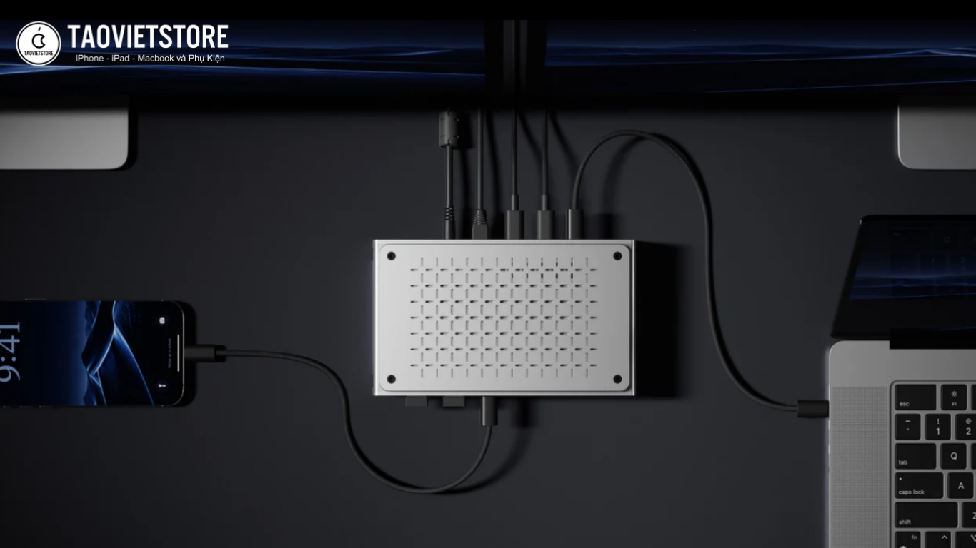 Keychron Thunderbolt 5 Dock ra mắt: Trạm kết nối 14-in-1 vỏ nhôm siêu đỉnh, sạc nhanh 140W giá 9,2 triệu 9 Keychron Thunderbolt 5 Dock ra mắt. Trạm kết nối 14-in-1 vỏ nhôm siêu đỉnh, sạc nhanh 140W giá 9,2 triệu