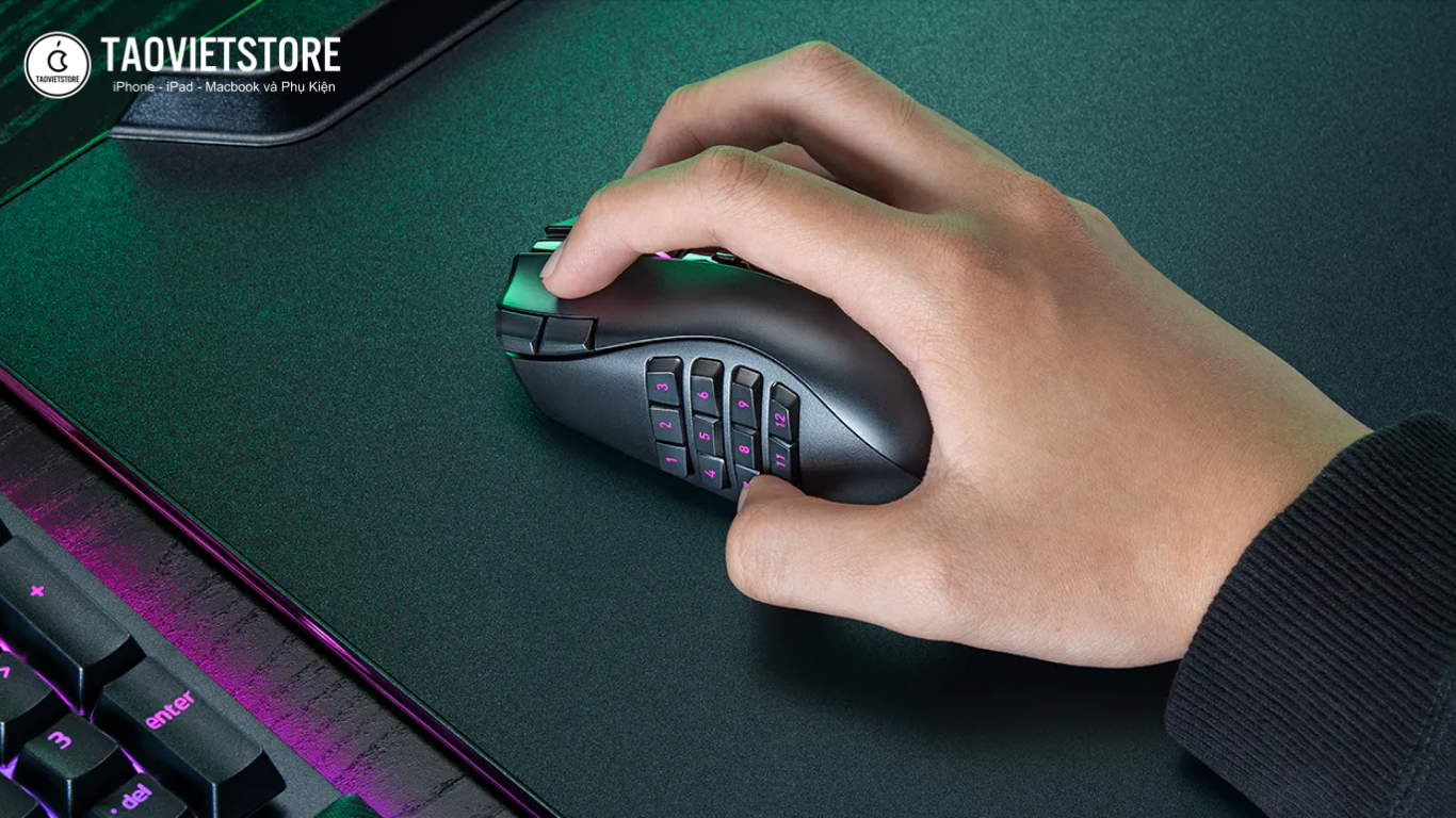 Đánh giá Razer Naga V3 Pro. Cảm biến Focus Pro 50K, 23 nút lập trình, cân mọi tựa game