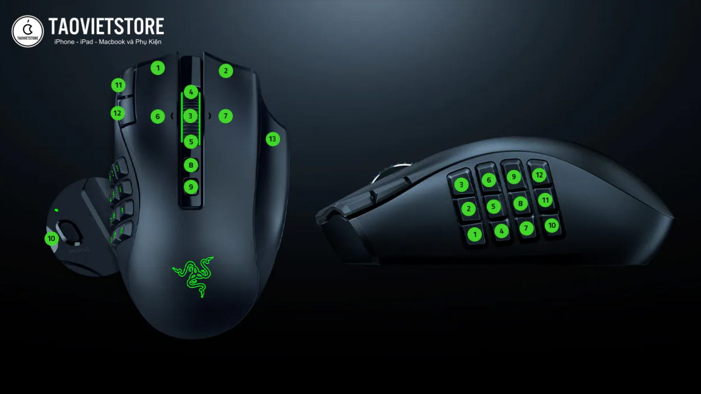 Đánh giá Razer Naga V3 Pro: Cảm biến Focus Pro 50K, 23 nút lập trình, cân mọi tựa game