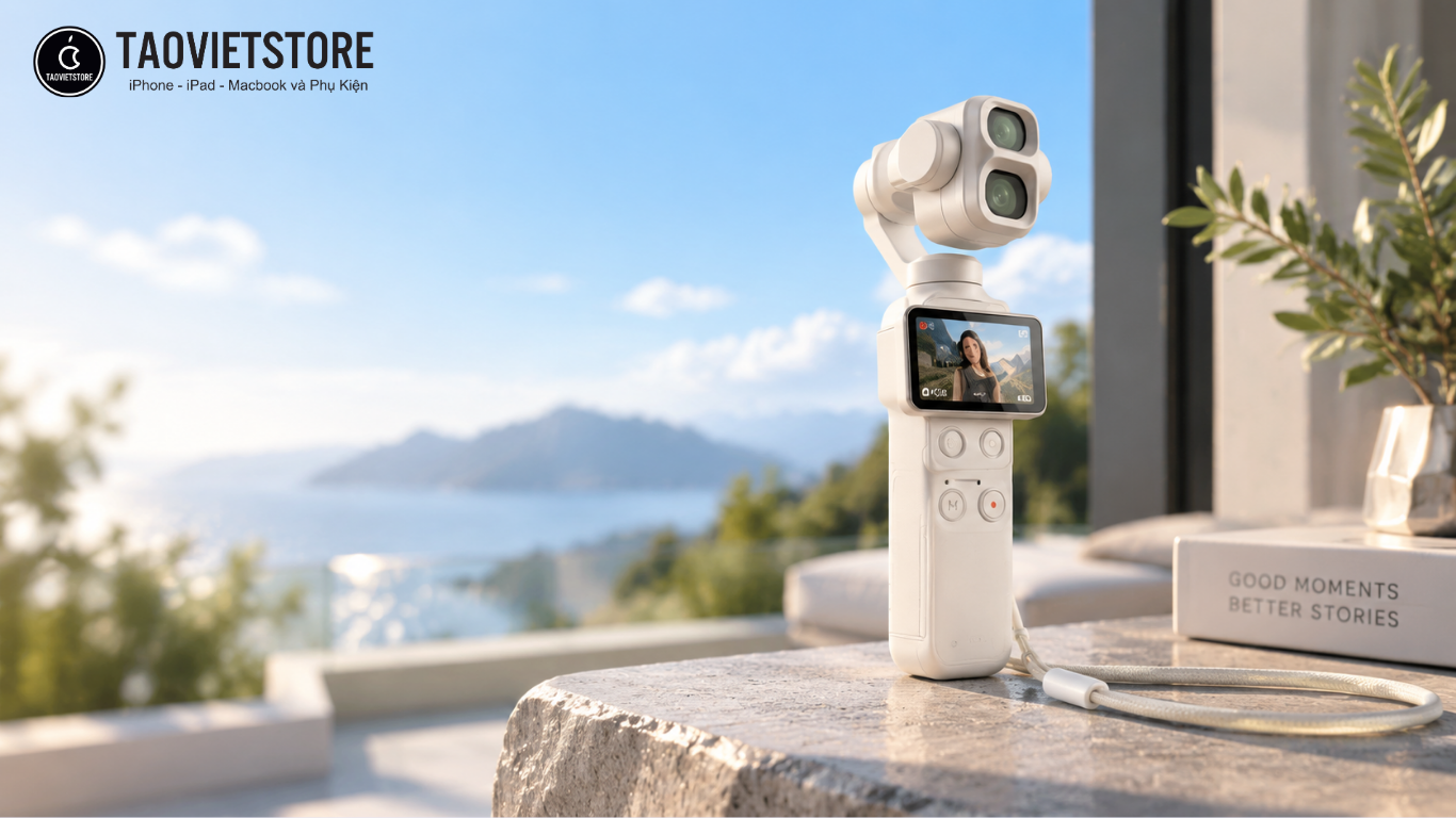 DJI chính thức mở bán DJI Osmo Pocket 4P phiên bản trắng ngọc trai với cụm 2 camera điện ảnh 6 DJI chính thức mở bán DJI Osmo Pocket 4P phiên bản trắng ngọc trai với cụm 2 camera điện ảnh