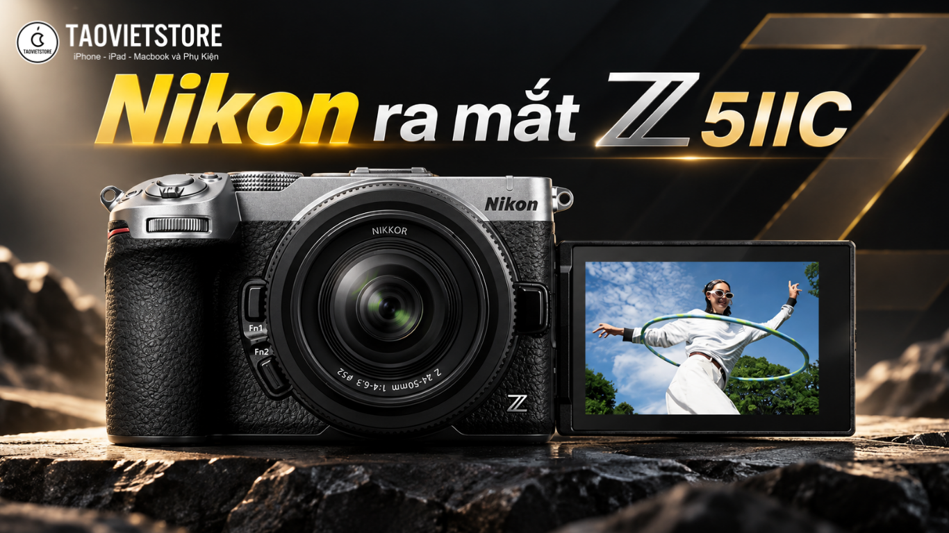 Nikon ra mắt Z5IIC. Máy ảnh full-frame nhỏ gọn bỏ kính ngắm, hỗ trợ quay RAW nội bộ với mức giá tiếp cận