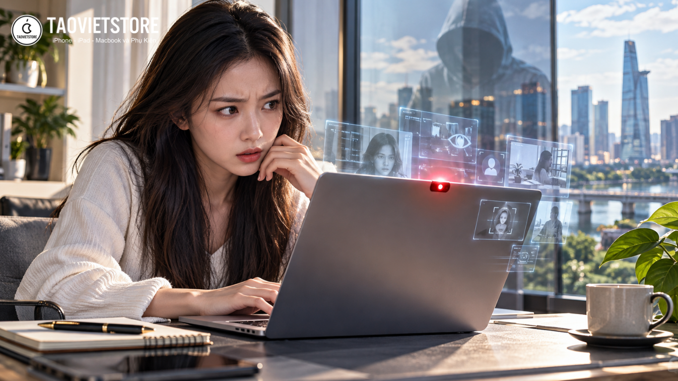 Thấy chấm đỏ trên Webcam Laptop có phải bị quay lén hay không? 10 Thấy chấm đỏ trên Webcam Laptop có phải bị quay lén hay không