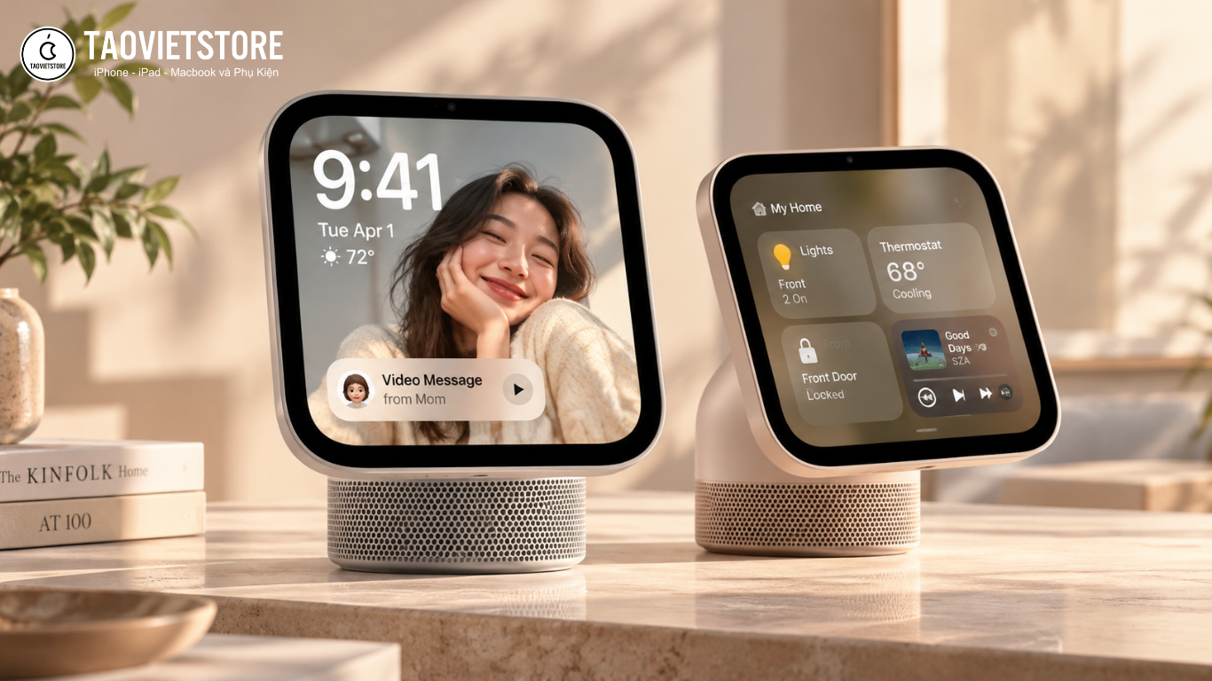 Đánh giá Apple HomeView. Màn hình thông minh chạy chip A18, nhận diện khuôn mặt, giá từ 7.7 triệu