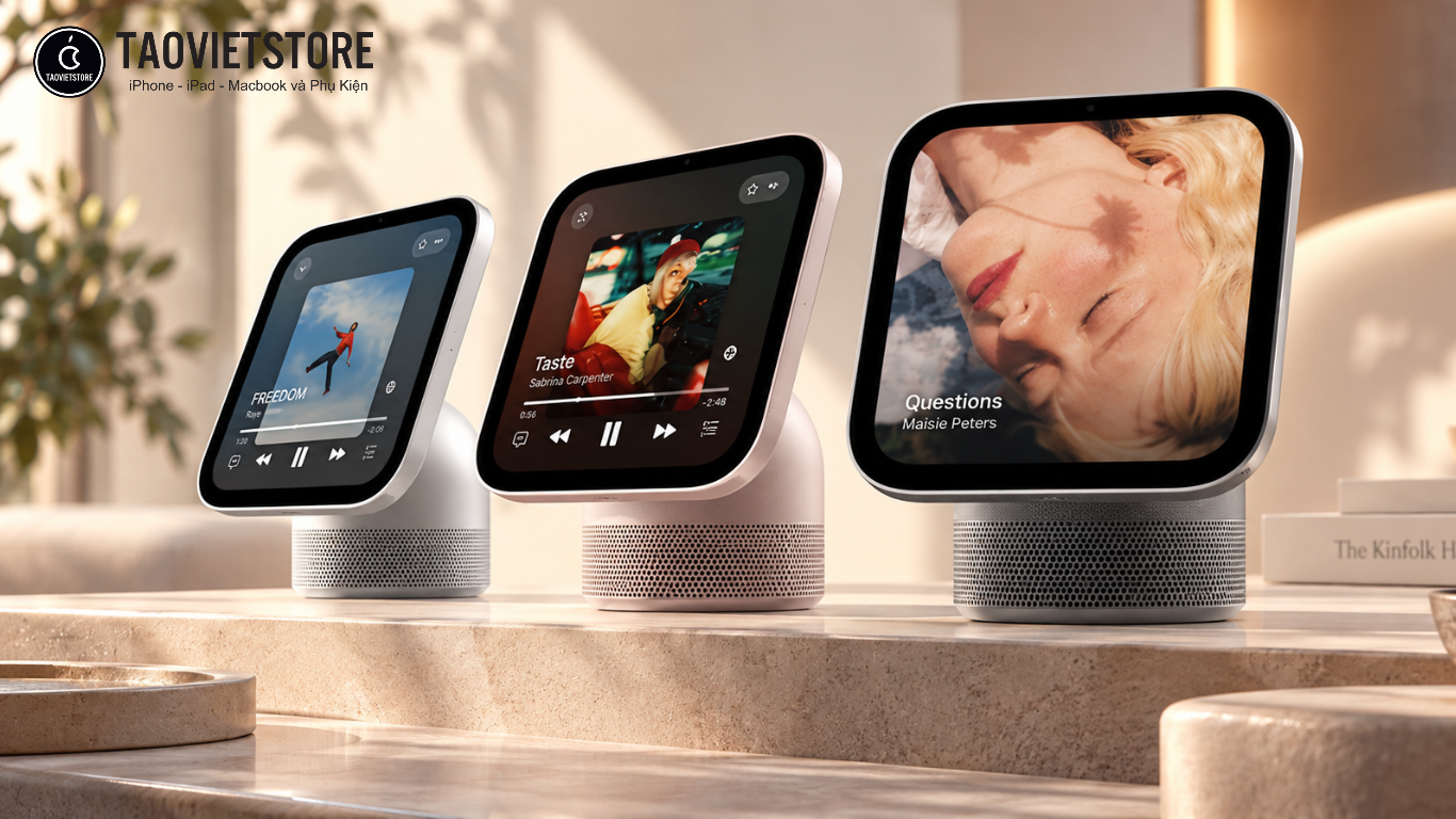 Đánh giá Apple HomeView. Màn hình thông minh chạy chip A18, nhận diện khuôn mặt, giá từ 7.7 triệu