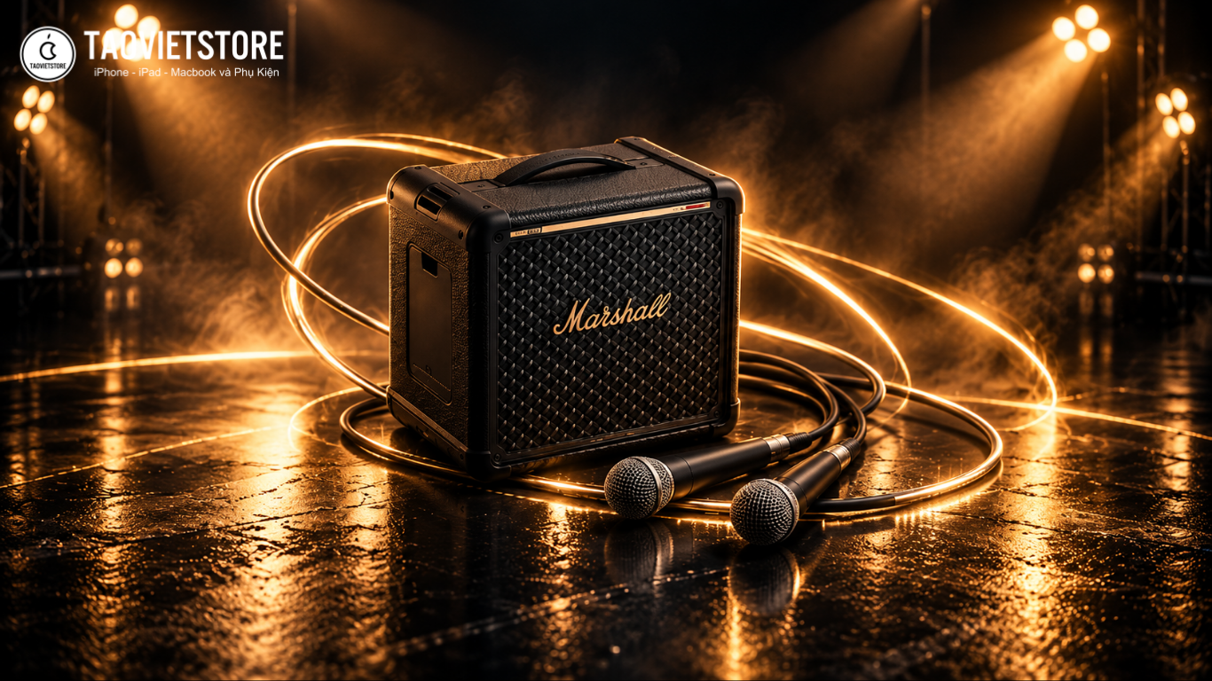 Marshall ra mắt Bromley 150: Loa tiệc tùng nhỏ gọn với pin 40 giờ và khả năng biểu diễn di động 9 Marshall ra mắt Bromley 150. Loa tiệc tùng nhỏ gọn với pin 40 giờ và khả năng biểu diễn di động