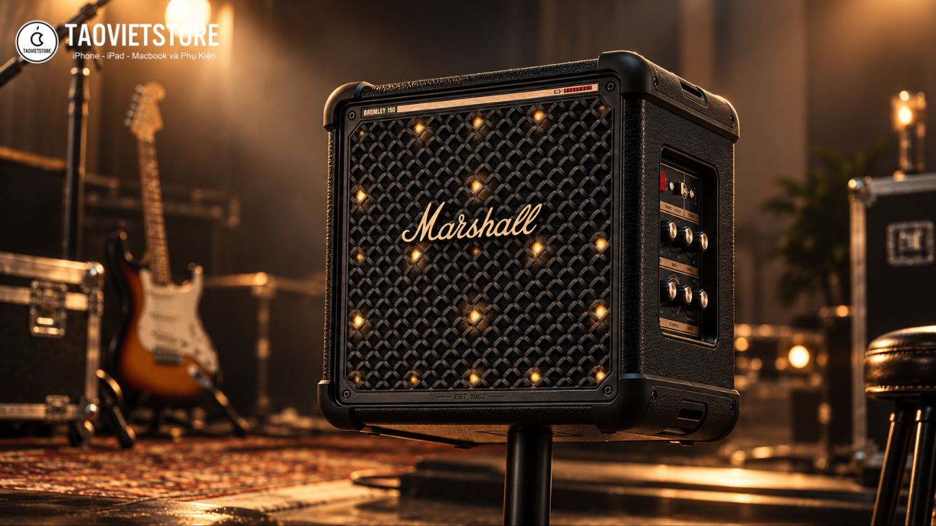 Marshall ra mắt Bromley 150: Loa tiệc tùng nhỏ gọn với pin 40 giờ và khả năng biểu diễn di động 7 Marshall ra mắt Bromley 150. Loa tiệc tùng nhỏ gọn với pin 40 giờ và khả năng biểu diễn di động